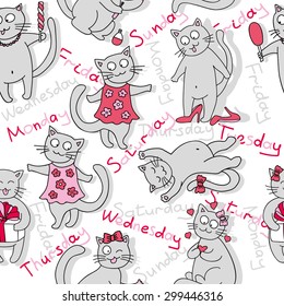 seamless kittens. 
week