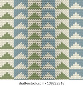 Seamless knit pattern imitation