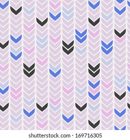 Seamless knit sweater pattern in pastel colors