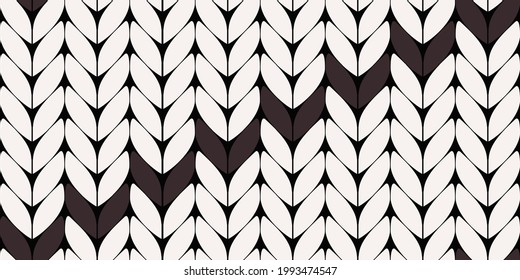 seamless knit textures black white diagonal vector design