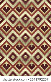 Seamless Knitted Argyle Pattern in Warm Autumnal Colors
It's ideal for textiles, fashion, sweaters, blankets, wallpaper, digital backgrounds, and seasonal designs, perfect for adding a cozy touch