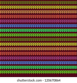 Seamless knitted background