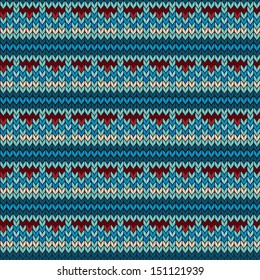 Seamless knitted background