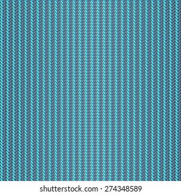 Seamless knitted background blue