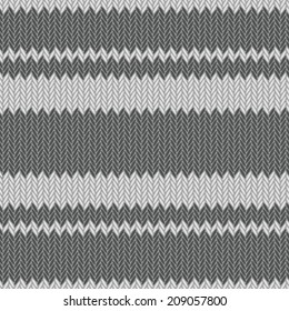 Seamless knitted background. Vector illustration.