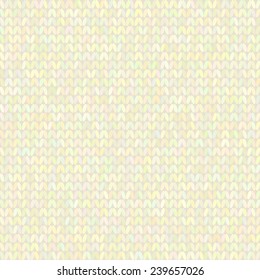Seamless knitted background vector illustration. Pale color texture for your business.