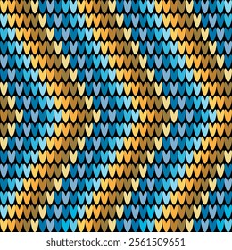 Seamless knitted fabric pattern Geometric fabric pattern ideas	