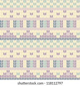 Seamless knitted pattern  #1