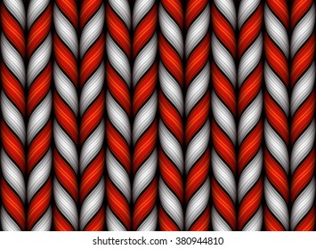 Seamless knitted pattern.