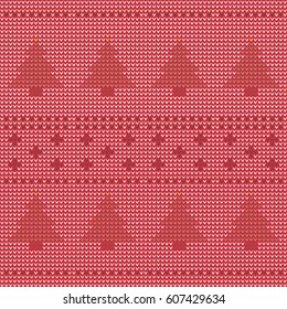 Seamless knitted pattern background