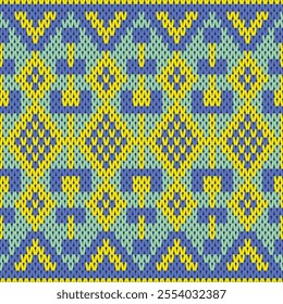 seamless knitted pattern design for knitwear fabric  wallpaper texture ornament cloth textile coat ceramic