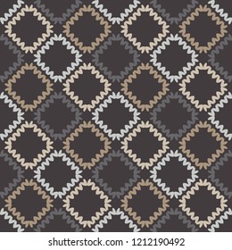Seamless knitted pattern. Mosaic texture. Can be used for wallpaper, textile, invitation card, wrapping, web page background.