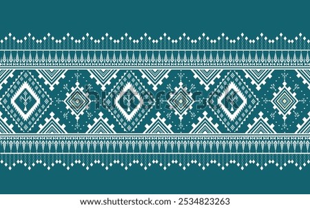 seamless knitted pattern with snowflakes
