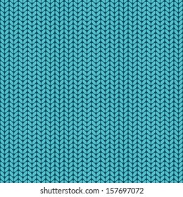 Seamless knitted pattern in vector