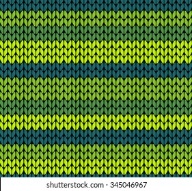 Seamless knitted pattern vector