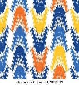 Seamless knitted pattern vector. Stylized textured yarn or hairstyle close-up
