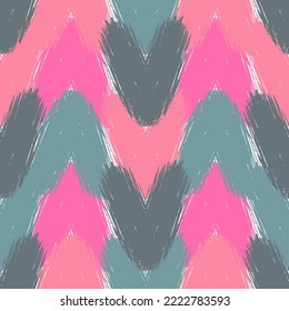 Seamless knitted pattern vector. Stylized textured yarn or hairstyle close-up