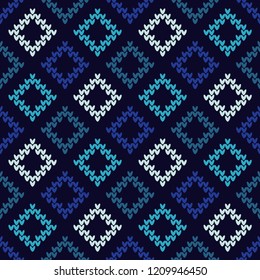 Seamless knitted pattern. A warm sweater. Print. Cloth design, wallpaper. Can be used for wallpaper, textile, invitation card, wrapping, web page background.
