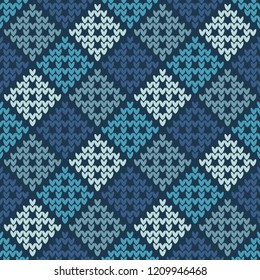 Seamless knitted pattern. A warm sweater. Print. Cloth design, wallpaper. Can be used for wallpaper, textile, invitation card, wrapping, web page background.