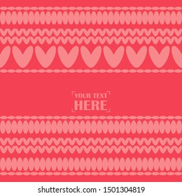 Seamless knitted pattern. A warm sweater. Knitted mosaic. Can be used for wallpaper, textile, invitation card, wrapping, web page background.