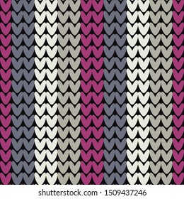 Seamless knitted pattern. A warm sweater. Knitted mosaic. Can be used for wallpaper, textile, invitation card, wrapping, web page background.