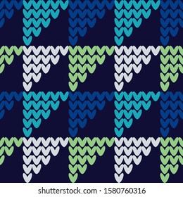 Seamless knitted pattern. A warm sweater. Can be used for wallpaper, textile, invitation card, wrapping, web page background.