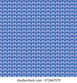 Seamless knitted pattern. Woolen cloth. Knit texture. Vector Illustration.
