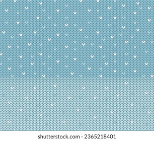Textura de punto sin foco con nevada, fondo invernal.