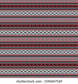 seamless knitted texture striped pattern for sweater