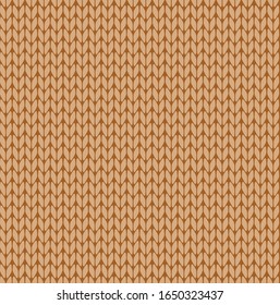 Seamless knitted vector pattern illustration