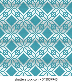 Seamless Knitting Pattern. Knitting design.