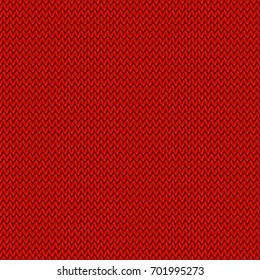 Seamless knitting pattern. Knitwear texture. Vector Illustration
