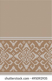 Seamless Knitting VECTOR PATTERN