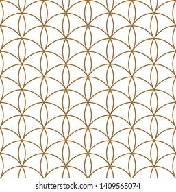 Seamless Kumiko pattern in color lines average thickness.