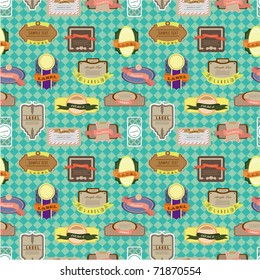 seamless label pattern