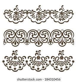 seamless lace abstract floral background