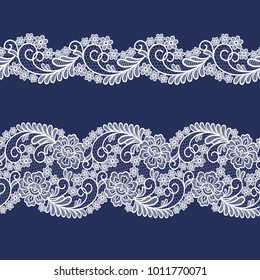 seamless  lace  floral   background.