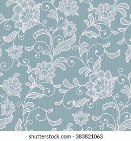 seamless  lace  floral   background. 