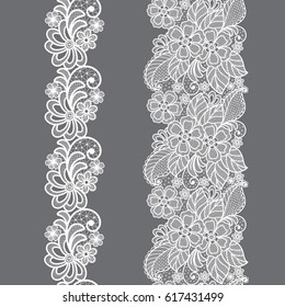 seamless  lace  floral   background.