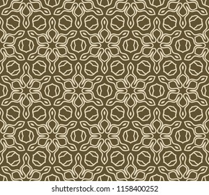 Seamless lace floral background. For Interior decoration, wallpaper, fashion design. Vector illustration.