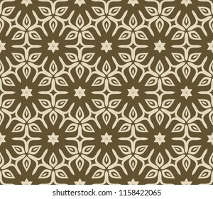 Seamless lace floral background. For Interior decoration, wallpaper, fashion design. Vector illustration.