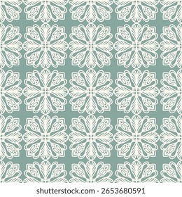 Fundo floral de renda sem costura. Textura de luxo para papel de parede, designs de casamento, convite, tecido, ilustração Vetor.