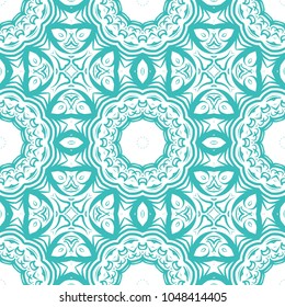 seamless lace floral background. Texture for wallpaper, invitation. Vector illustration. Monochrome color