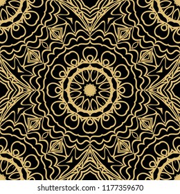 seamless lace floral background. Texture for wallpaper, invitation. Vector illustration