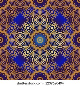 seamless lace floral background. Texture for wallpaper, invitation. Vector illustration