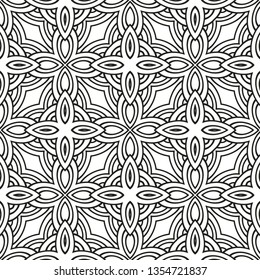 Seamless Lace Geometric Background. Texture For Wallpaper, Invitation. Vector Illustration
