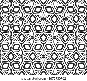 Seamless Lace Geometric Background. Texture For Wallpaper, Invitation. Illustration. Vector