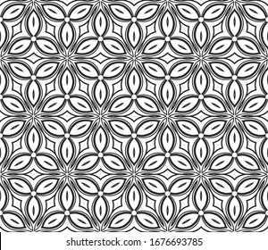 Seamless Lace Geometric Background. Texture For Wallpaper, Invitation. Illustration. Vector