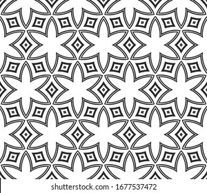 Nahtlose Spitzen, geometrischer Hintergrund. Textur für Tapete, Einladung. Illustration. Vektorillustration