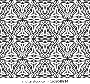 Seamless Lace Geometric Background. Texture For Wallpaper, Invitation. Illustration. Vector